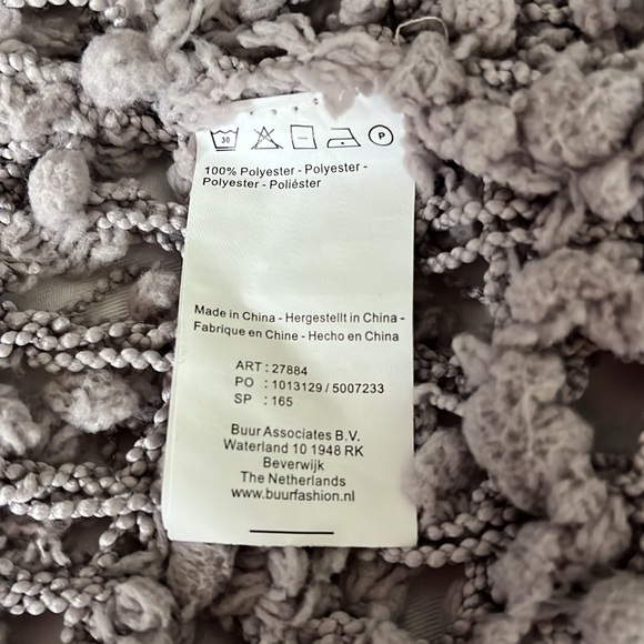 Yest The Netherlands Women’s Sz. 6 Shaggy Statement Cardigan vest - Picture 3 of 7